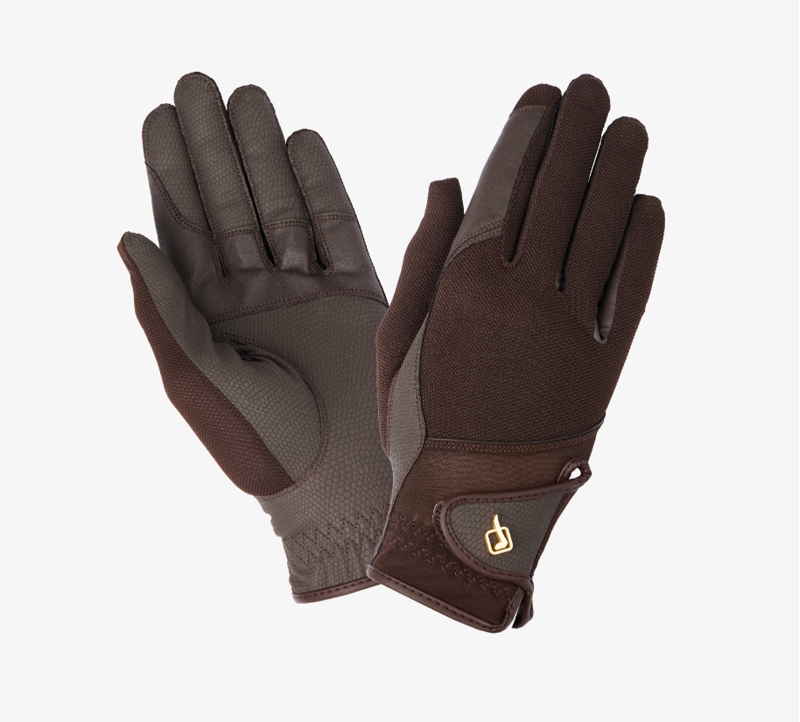 LeMieux Pro Mesh Glove - Brown-1